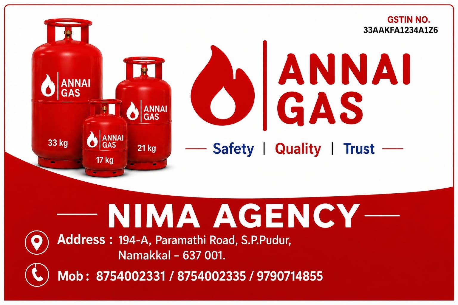 Annai Gas brand artwork